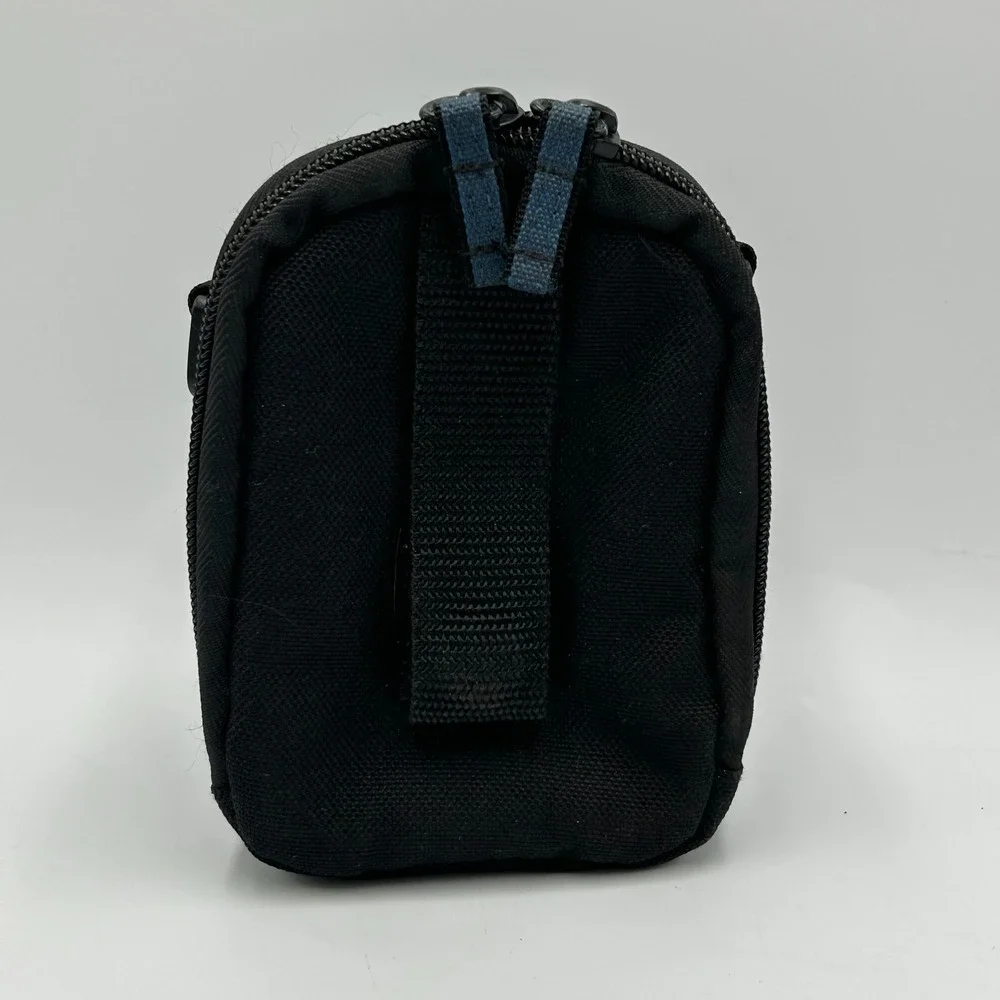 Sony Cybershot Digital Camera‎ Padded Case Blue & Black Carry Strap & Belt Loop